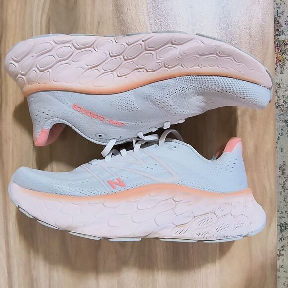 New Balance Fresh Foam X More V4 Running Shoes Women's Gray Size 8D Wide WMORCM4 - Picture 6 of 13